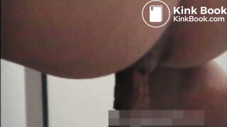 Sexy girl shitting twice