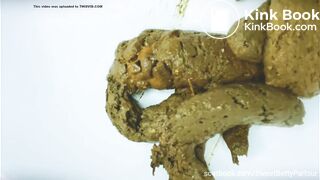 Large pile of turds in sink