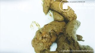 Large pile of turds in sink