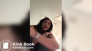 Mexican Girl With Braces Poop Selfie