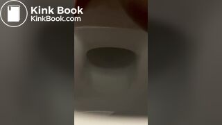 Girlfriend taking a big dump