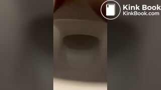 Girlfriend taking a big dump