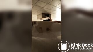 Desperate jogger absolutely blows up public toilet