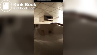 Desperate jogger absolutely blows up public toilet