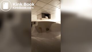 Desperate jogger absolutely blows up public toilet