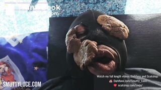 Legendary Ebony Messy Anal & Shit Face Riding Slave