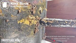 Legendary Ebony Messy Anal & Shit Face Riding Slave