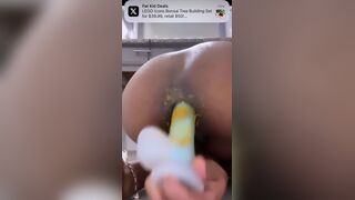 Shitty Ebony Dildo