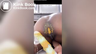 Shitty Ebony Dildo