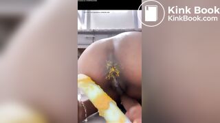 Shitty Ebony Dildo