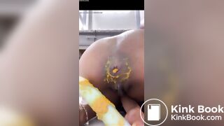 Shitty Ebony Dildo