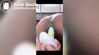 Shitty Ebony Dildo