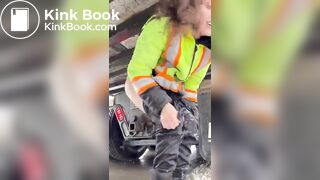 Woman shitting in public - video 2