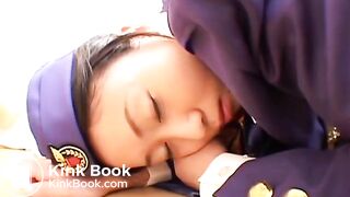 Sexy girls rubbing their pussies on guy's faces