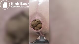 this girl is shitting alot of nuggets