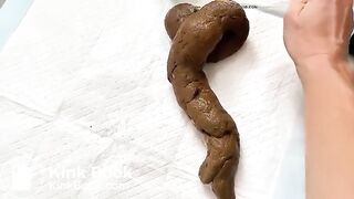 this girl shit a monster looking turd