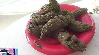 Sexy woman shitting on a cruise ship