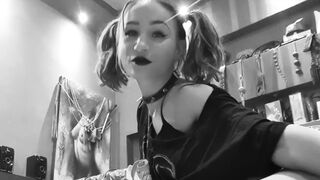 emo bitch shitting panties