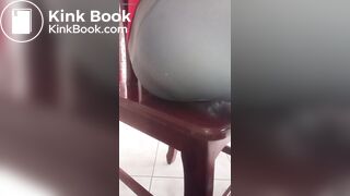 Thai girl sharting poop