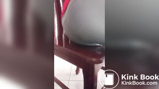 Thai girl sharting poop