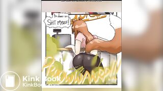 Girl fox farting and diarrhea