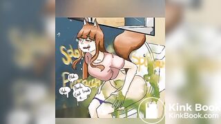 Girl fox farting and diarrhea