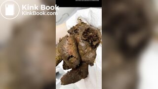 Cute Teen big turd pile