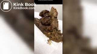 Cute Teen big turd pile