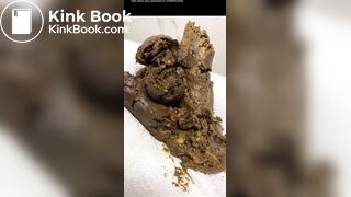 Cute Teen big turd pile