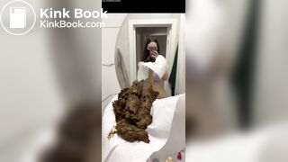 Cute Teen big turd pile