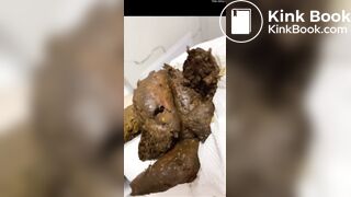 Cute Teen big turd pile