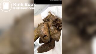 Cute Teen big turd pile