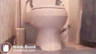 Girl farting and shitting