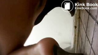 The beauty had painful diarrhea and soiled her stocking