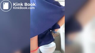 mask woman drops a mucha lucha of a shit