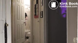 panty poop - brunette teen in trance