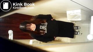 Japanese girl pooping on toilet - video 24