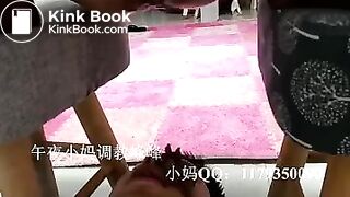 Chinese slut feeds slave #2