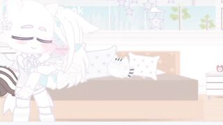 Cyan is cradled till she fills her diaper