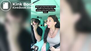 Woman Poops Herself in the Car