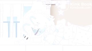 Cyan messes her diaper