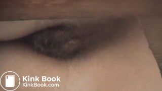 girls pee and shit in wooden toilet 3