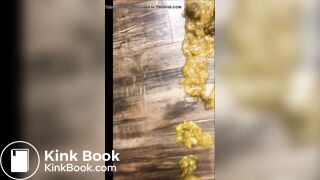 Pooping - Big ass girl's explosive diarrhea