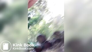 Branquinha maravilhosa cagando na natureza