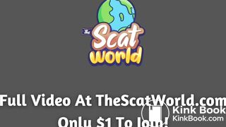 Indica Taking A Shit On The Toilet And Looking Back!