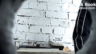 girls shit in wooden toilet 1