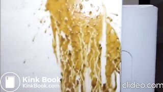 sprays of shit