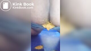 Thai girl panty poop diarrhea after school.