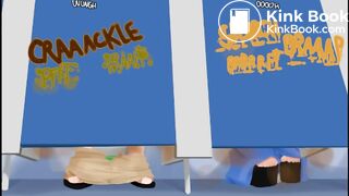 two girls having diarrhea - video 3