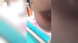 Toilet poop - video 176